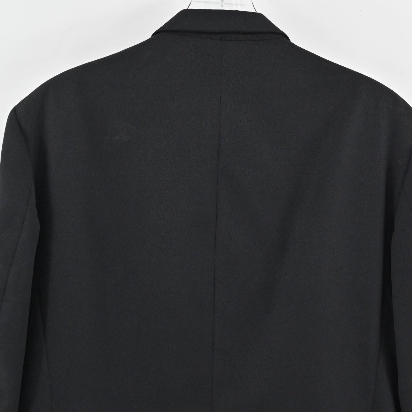 JEAN PAUL GERMAIN Mens Wool Blazer Size 42R Black Classic Single Breasted Jacket