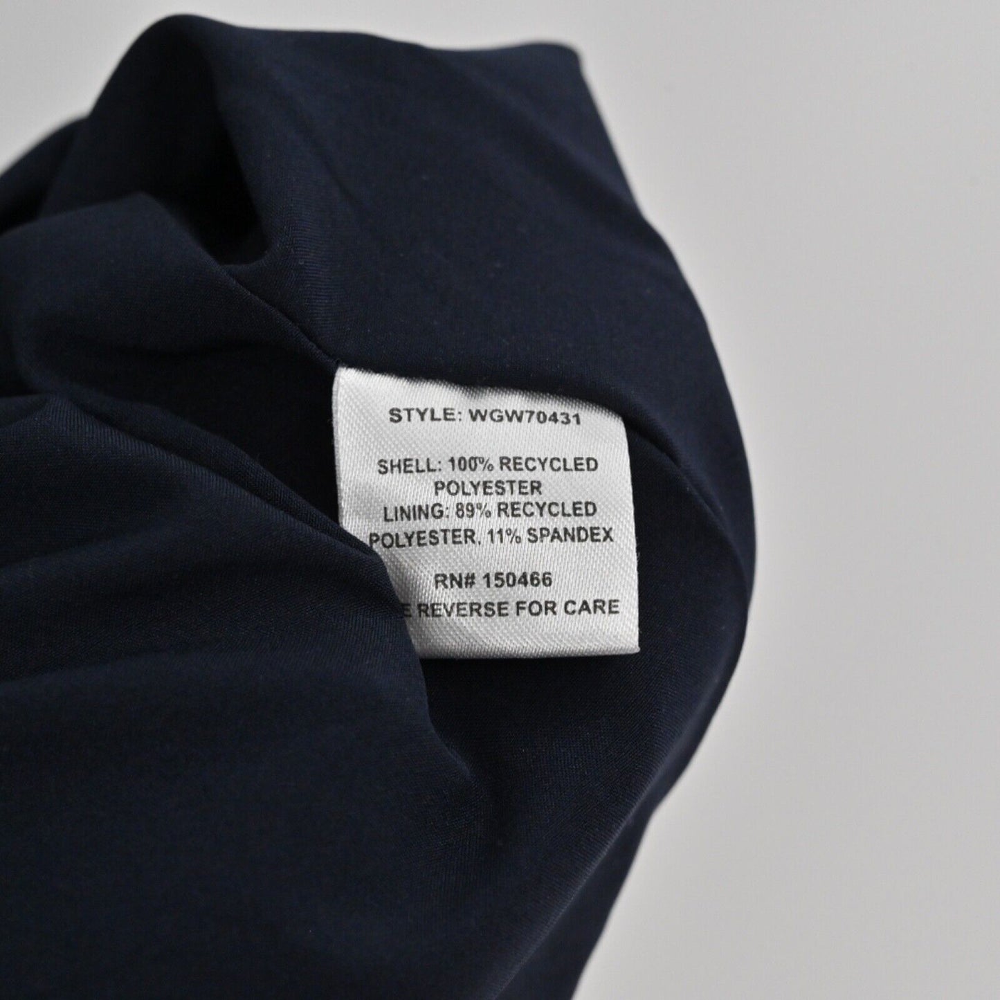 41 HAWTHORN Dress Womens Sz L Navy Blue Floral Sleeveless Tie Waist Claira Shirt