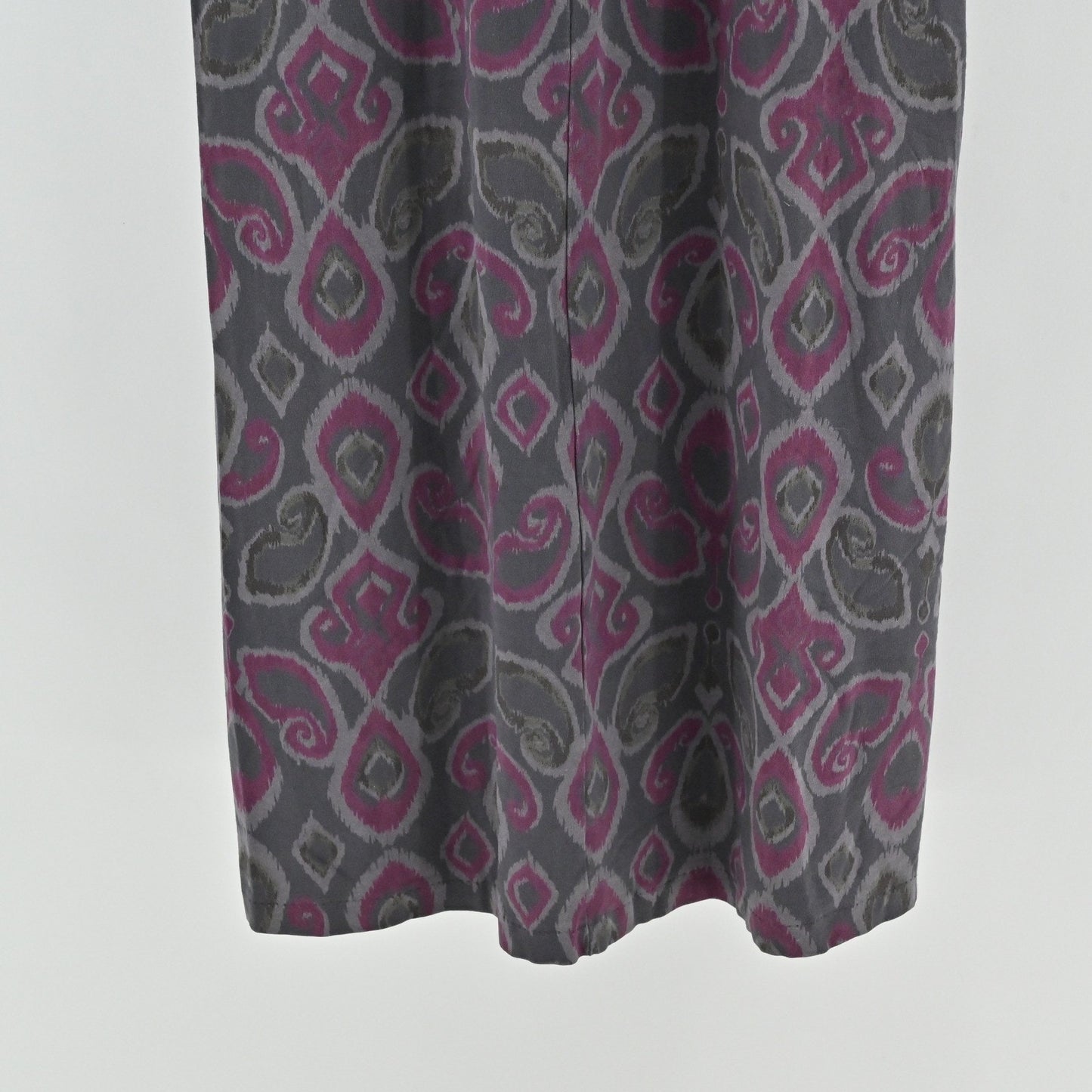 Fresh Produce Maxi Dress Size XS Sleeveless Bohemian Artistic Gray Pink Tank USA