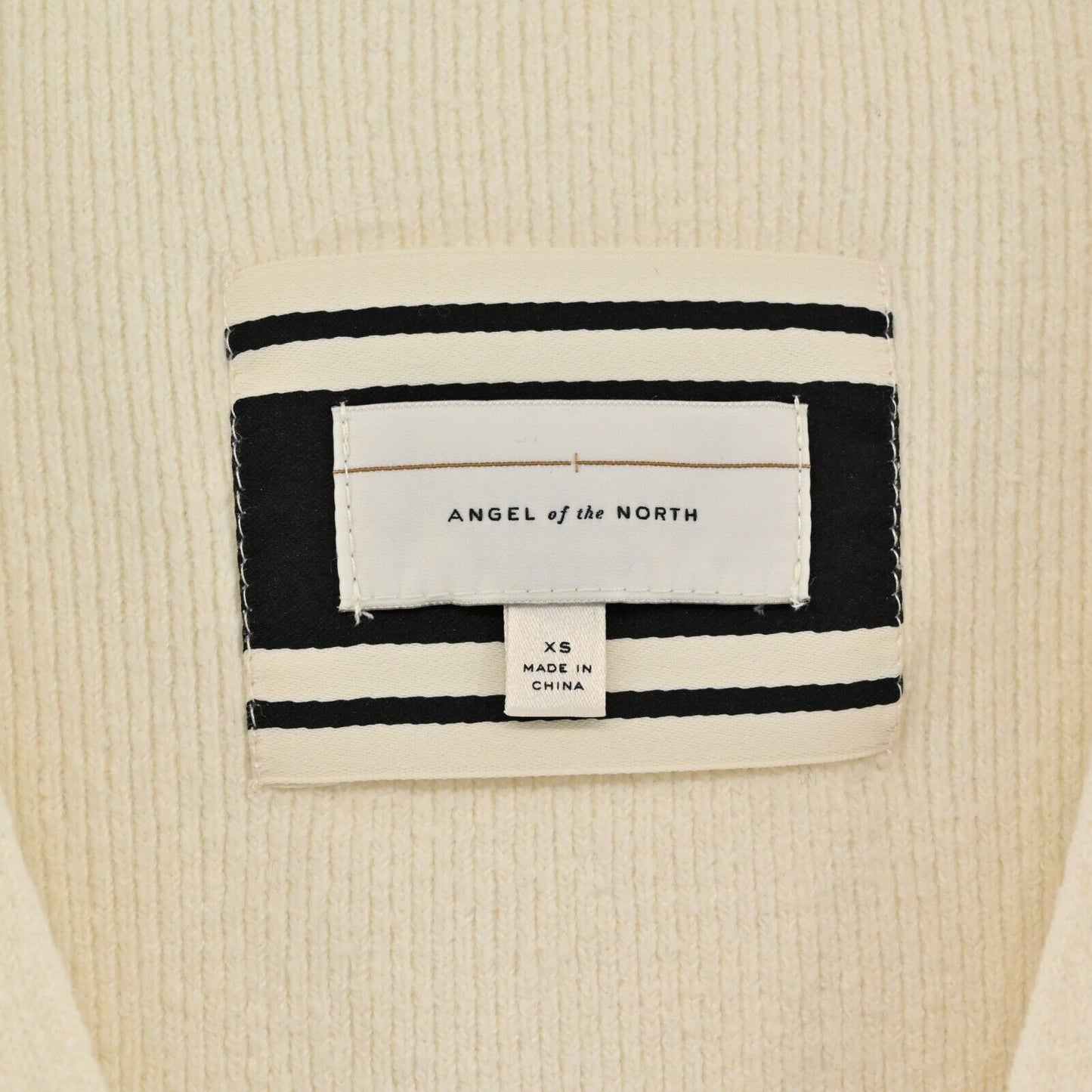 ANTHROPOLOGIE Sweater Womens Size XS ANGEL OF THE NORTH Cardigan Stripe Button