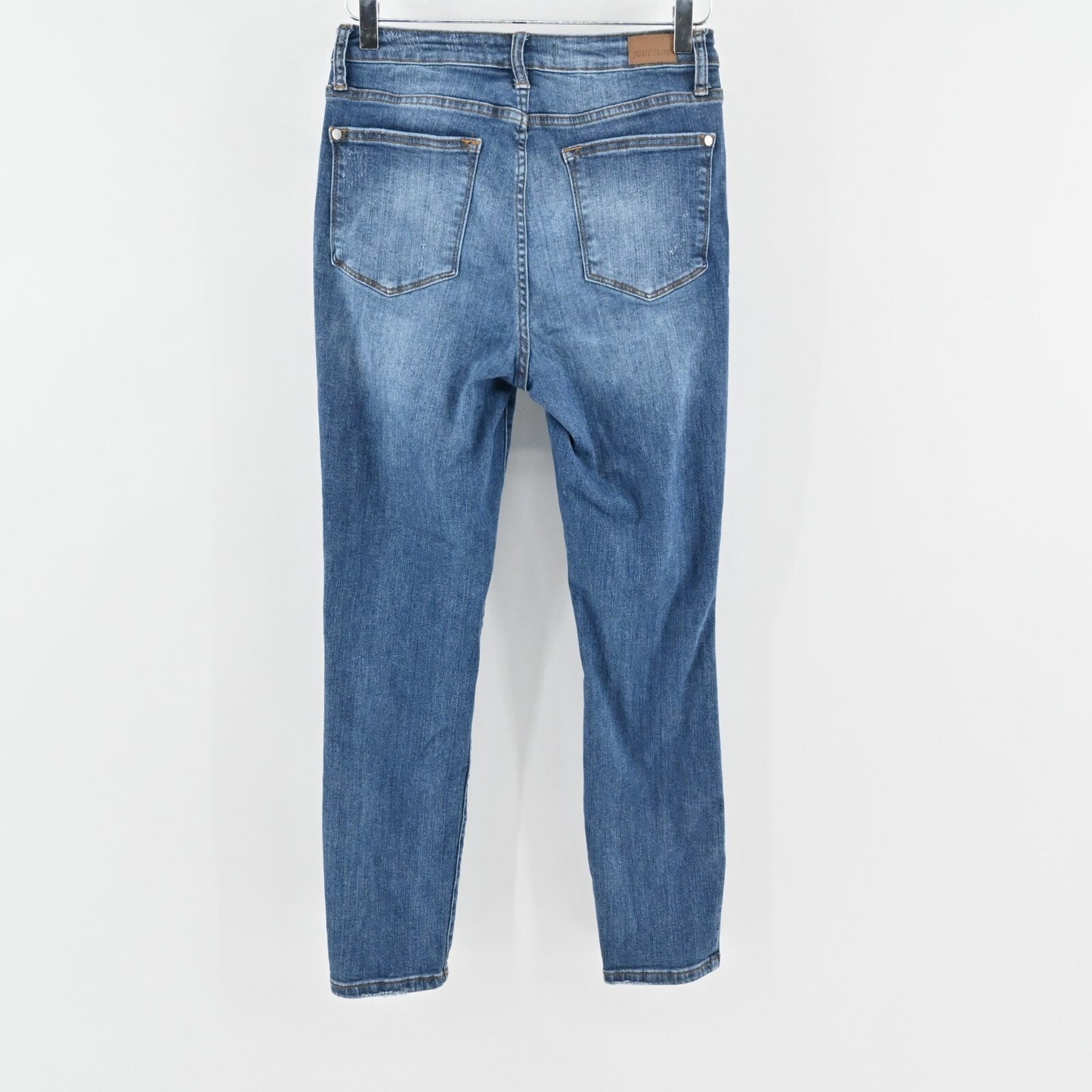 Judy Blue Womens Distressed Relaxed Fit Jeans Size 28 Stretch High Rise JB88242