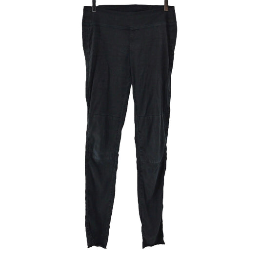JAMES PERSE Pants Womens Size S Surplus Linen Blend Carbon Pigment Gray Pull On