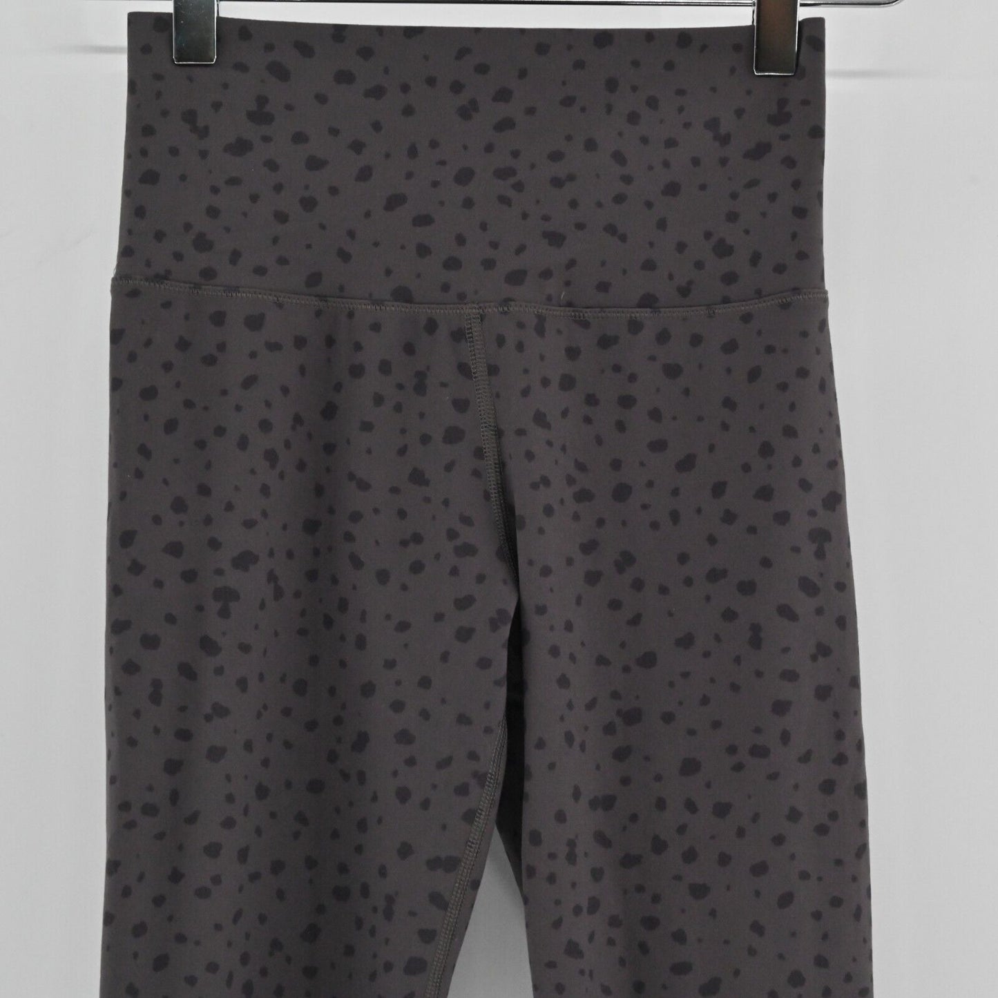 VUORI Leggings Womens Size XS Gray Elm Dot Studio Seamless Moisture Wicking Gym