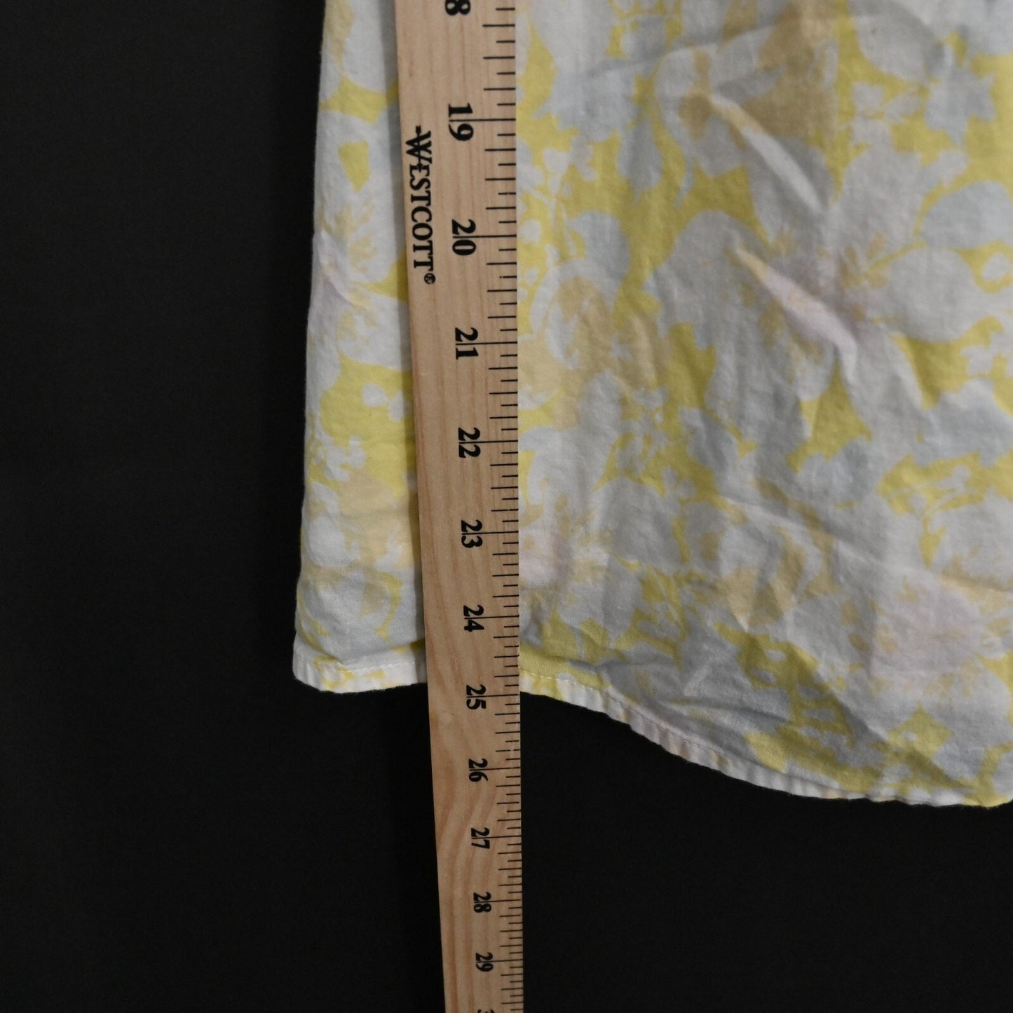 THE NINES BY HATCH Top Womens Size XS Maternity Yellow Floral Sleeveless Tank