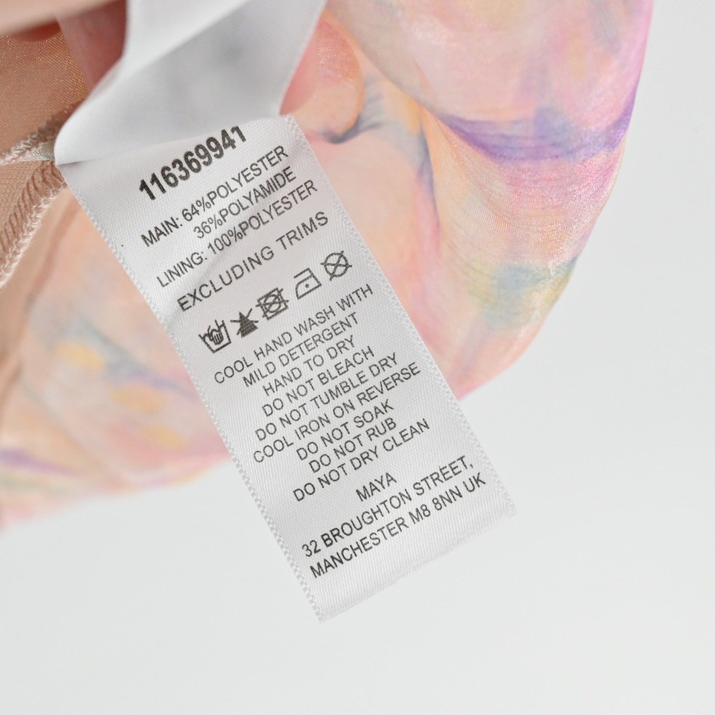 Maya Puff Sleeve Organza Mini Dress Size 8 Pastel Multi Floral Tiered Fairycore