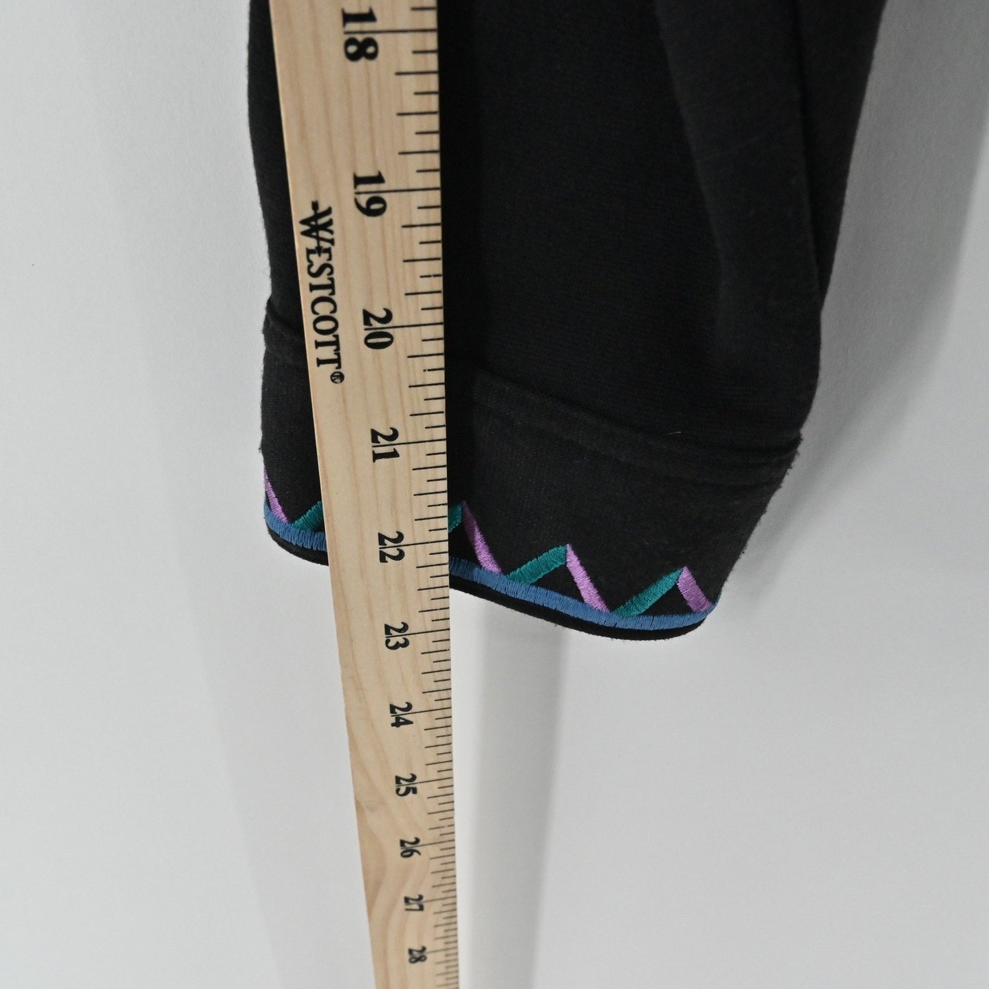 Bob Mackie Womens Embroidered Jacket Size M Black Zip Up Western Wearable Art