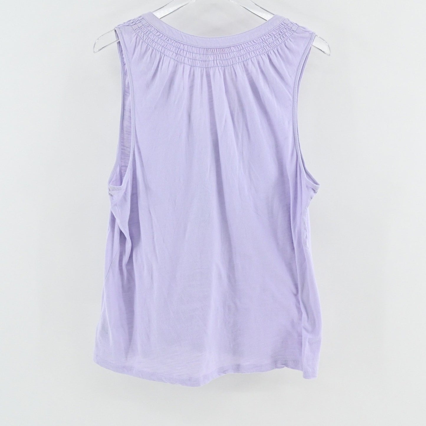 Lilly Pulitzer Womens Essie Tip Size XL Lilac Freesi Lavender Sleeveless Top
