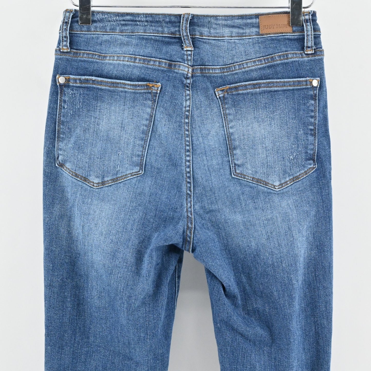 Judy Blue Womens Distressed Relaxed Fit Jeans Size 28 Stretch High Rise JB88242