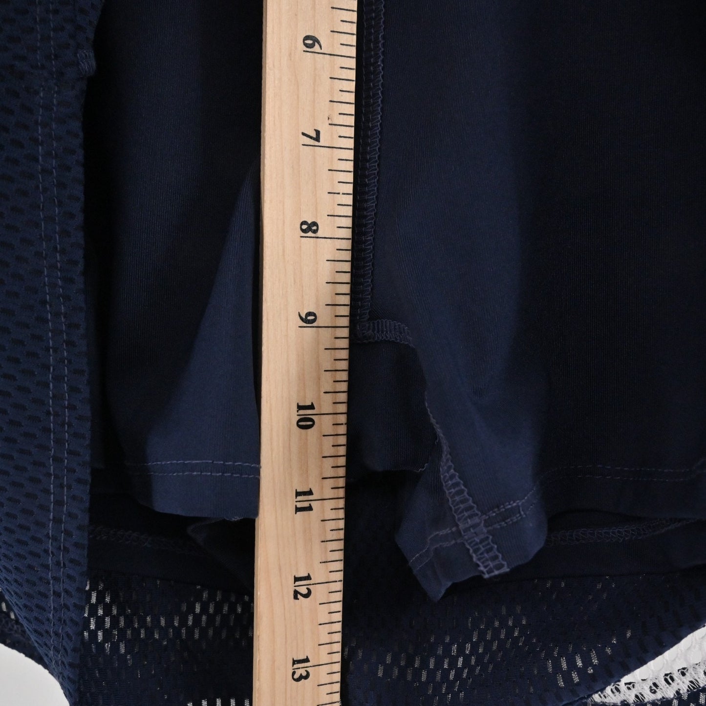 Lucky in Love Tiered Tennis Skort Size S Navy White Golf Athletic Pickle Ball