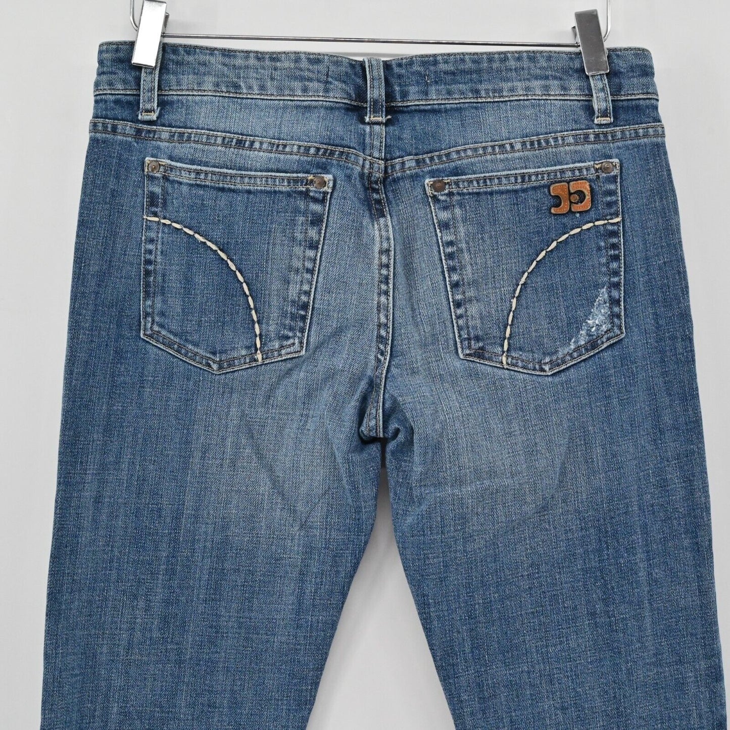 JOES Jeans Womens Size 28 Provocateur Boot Cut Blue Denim Distressed Low Rise