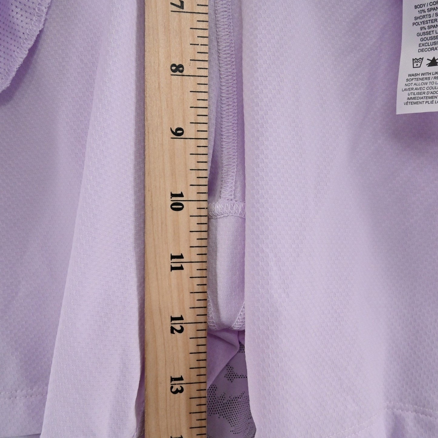 Nike Breathe Fairway Golf Skort Size L Lavender Animal Print Tennis Athletic