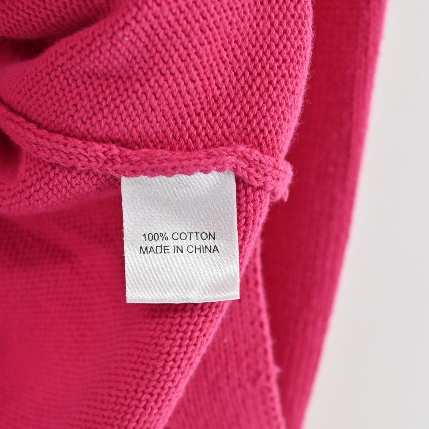 Tuckernuck Womens Pink Jersey Stripe Sweater Size M Wave Knit Pullover Cotton