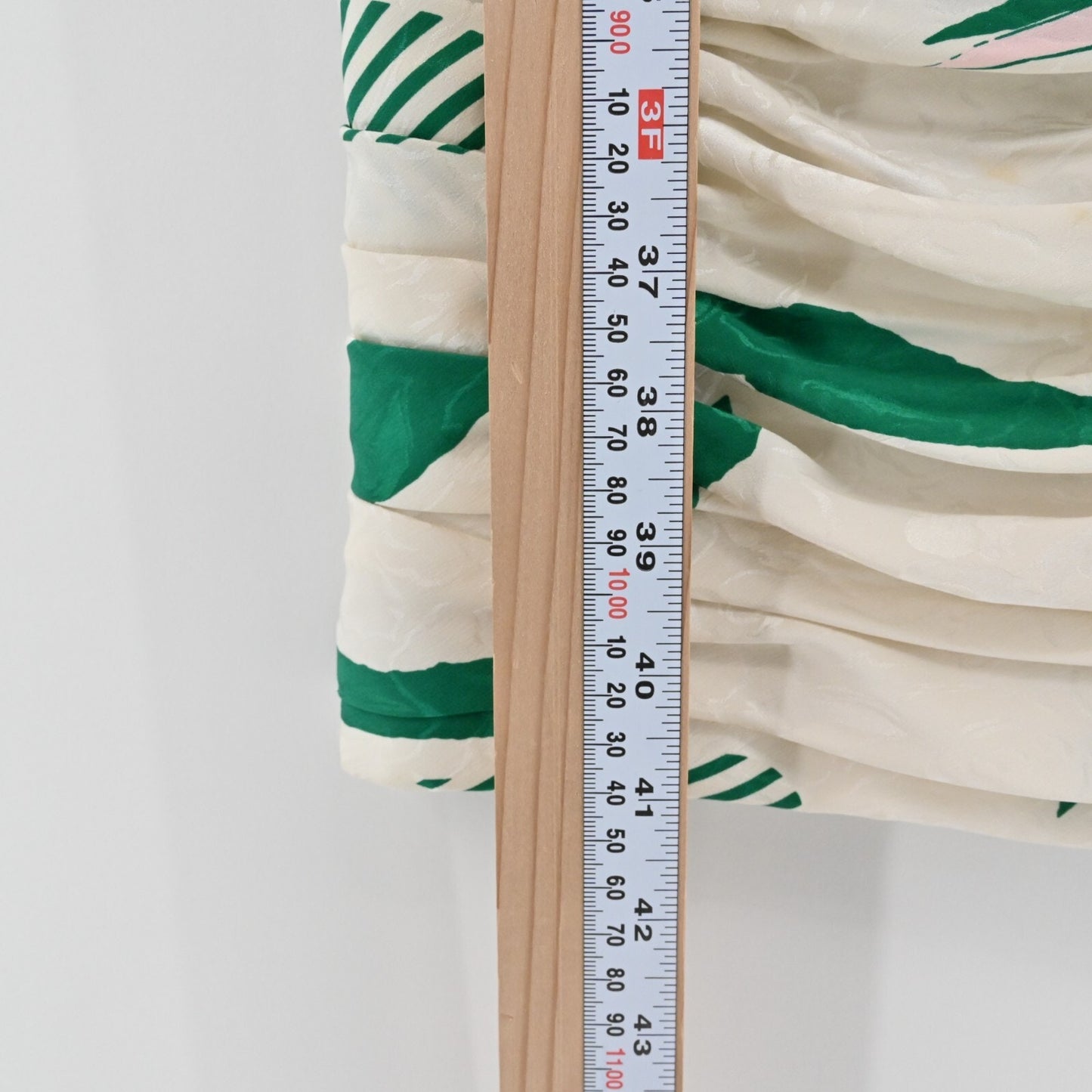 Vtg Cocktail Dress Sz L White Floral Silk Puff Sleeve Ruched Square JAYNA 80s