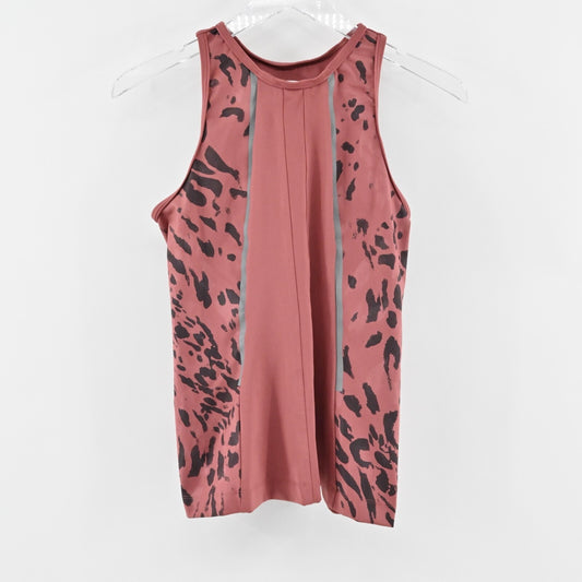 Adidas by Stella McCartney Run Leopard Print Panel Tank Top Athlete Womens Sz M