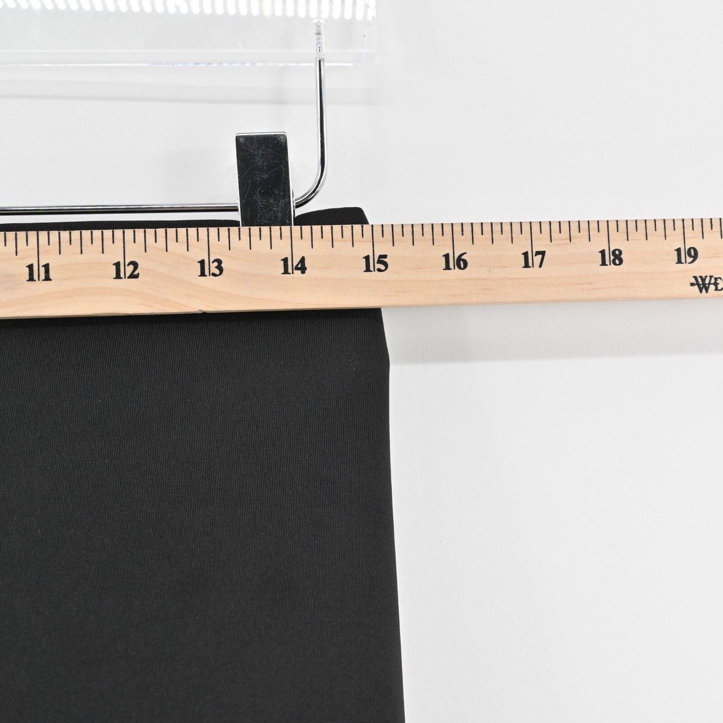 CATHERINE MALANDRINO Skirt Size 4 Black Zip Back Knee Length Pencil Corpcore