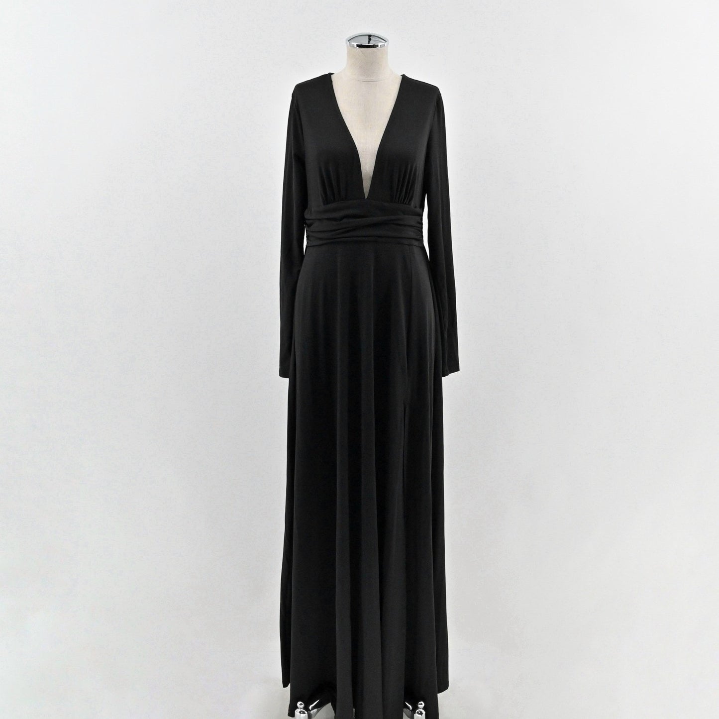 Baltic Born Arianna Maxi Dress Size XL Black Whimsigoth Long Sleeve Evening Gown