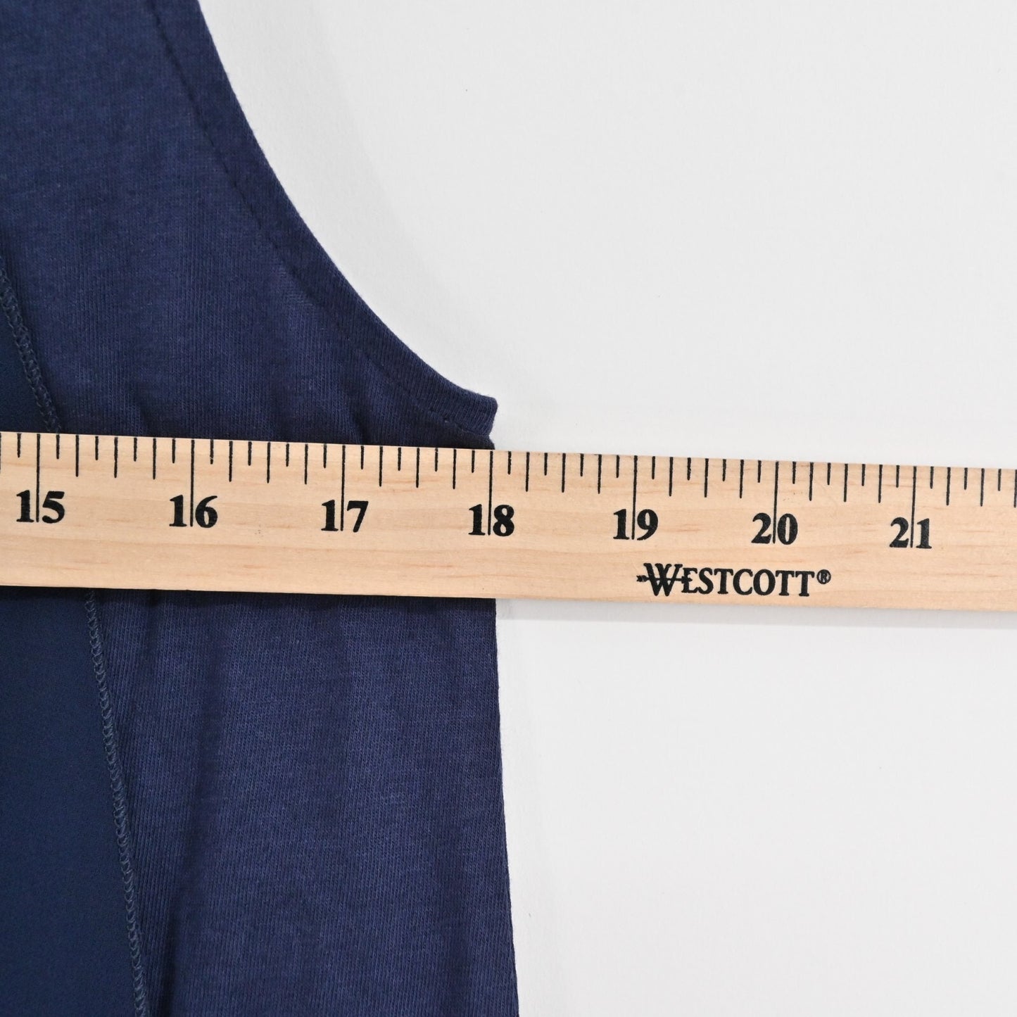 SOFT SURROUNDINGS Womens Amalfi Dress Size XS Blue Navy Jersey Chiffon Lagenlook