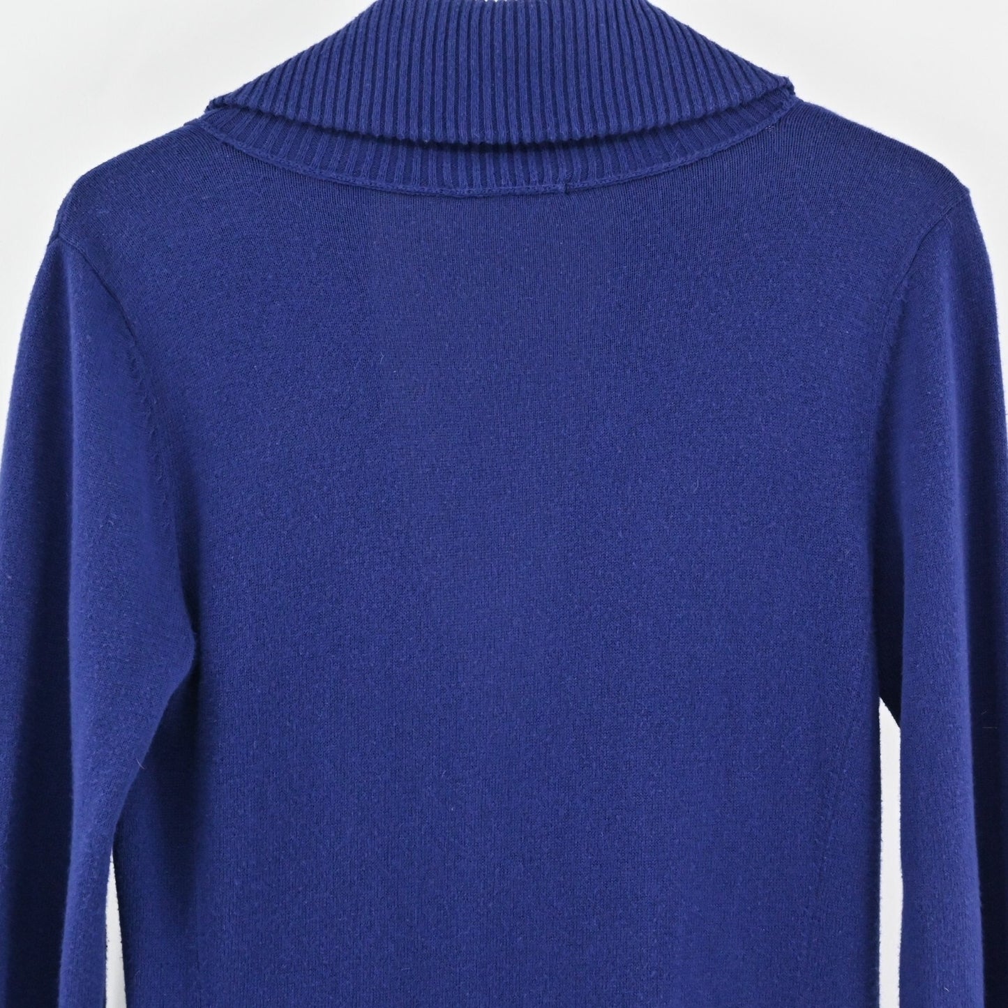 EILEEN FISHER Cardigan Sweater Womens Size XS Cotton Cashmere Blend Knit Blue