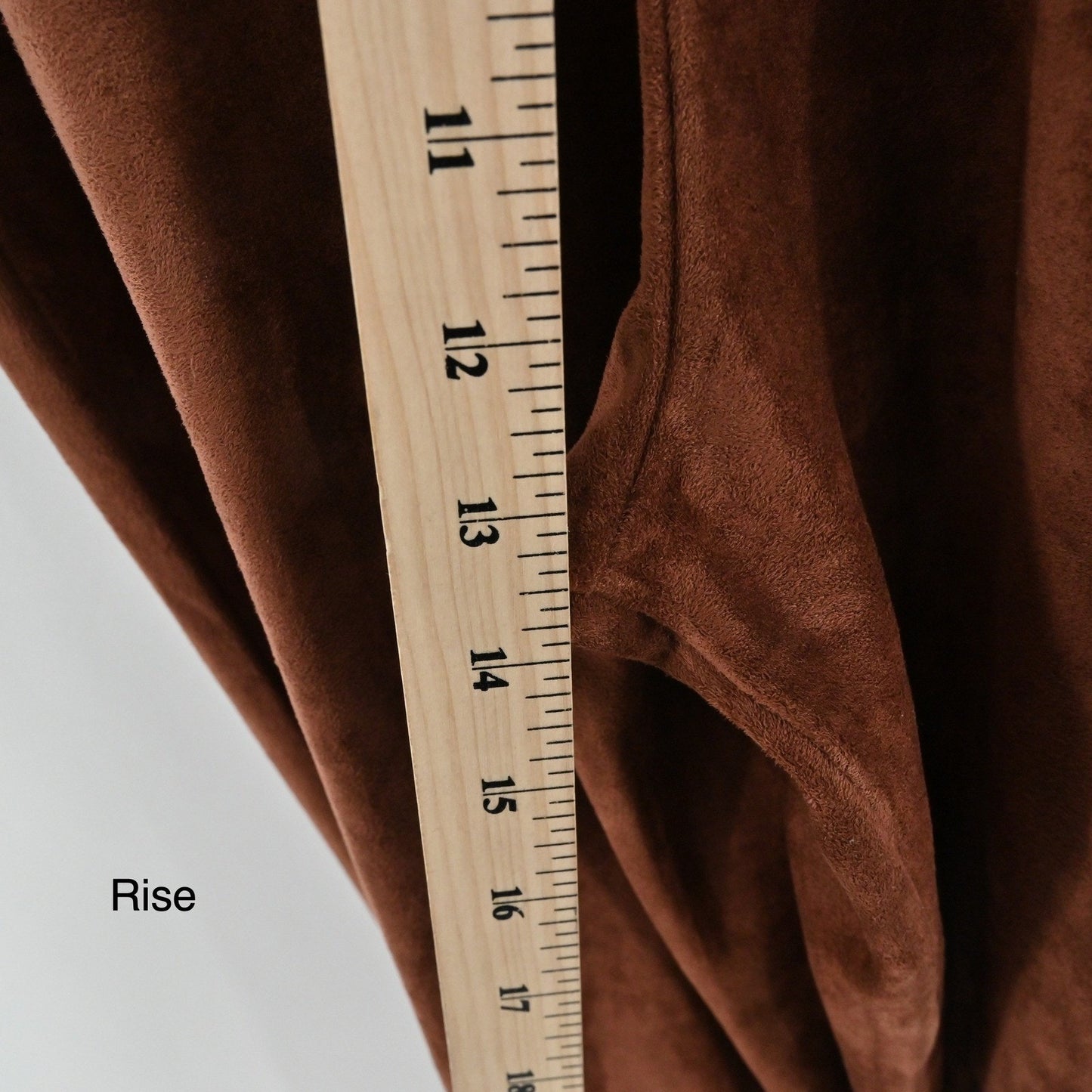 Anthropologie Womens Suede Jumpsuit Size XSP Brown Polished Sleeveless Belted