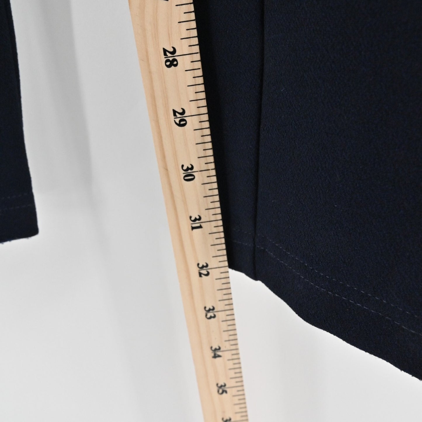 CHALAYAN Pants Womens Size 40 Navy Blue Quiet Luxury Stretch Pull On Skinny Leg
