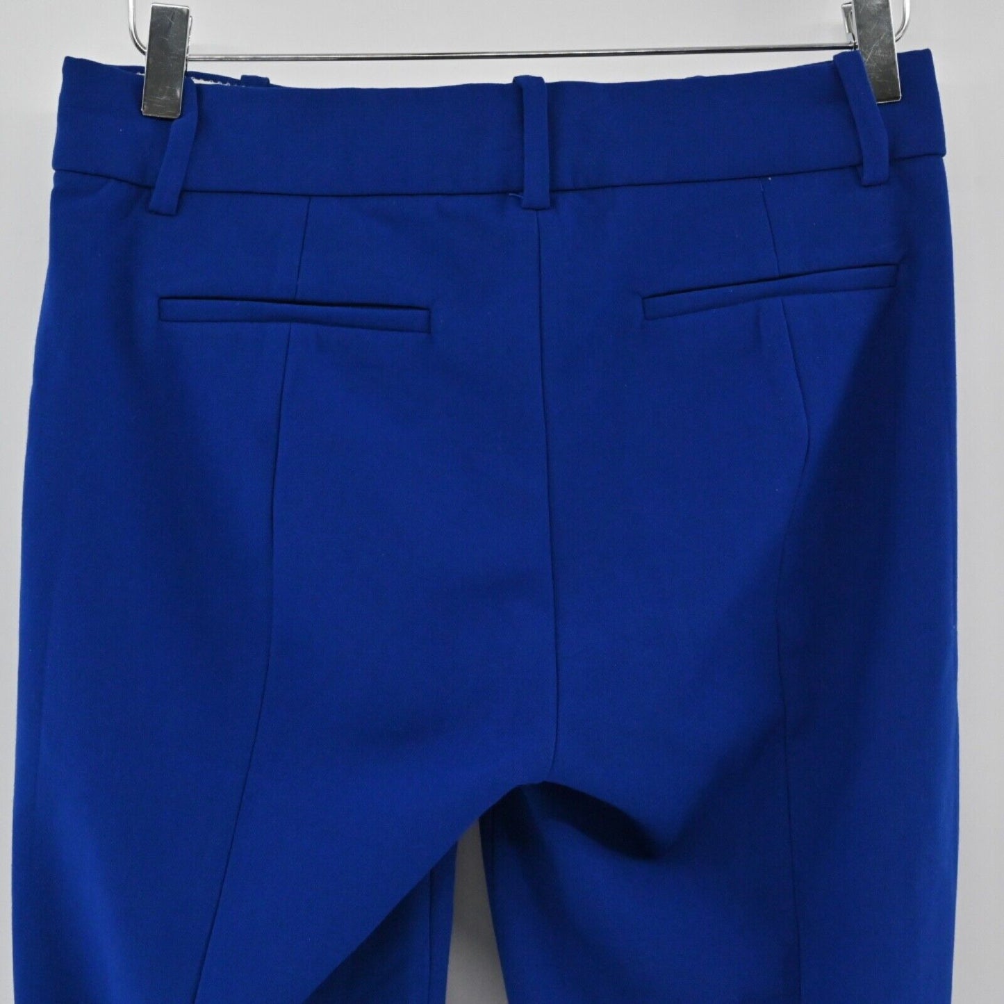 J CREW Pants Womens Size 4 Royal Blue Low Rise Tapered Slim Stretch Dress Career