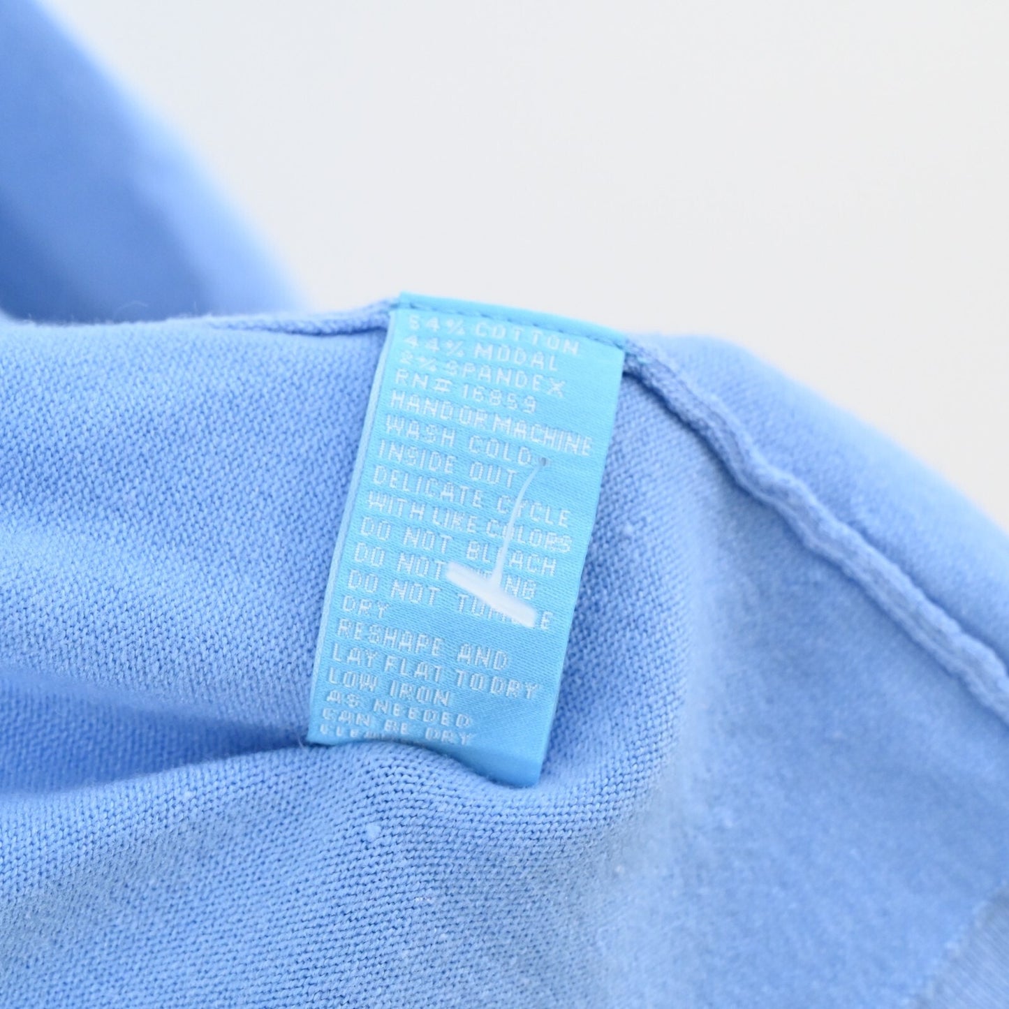 J MCLAUGHLIN Cardigan Sweater Womens Size M Solid Blue Cotton Modal Blend Knit