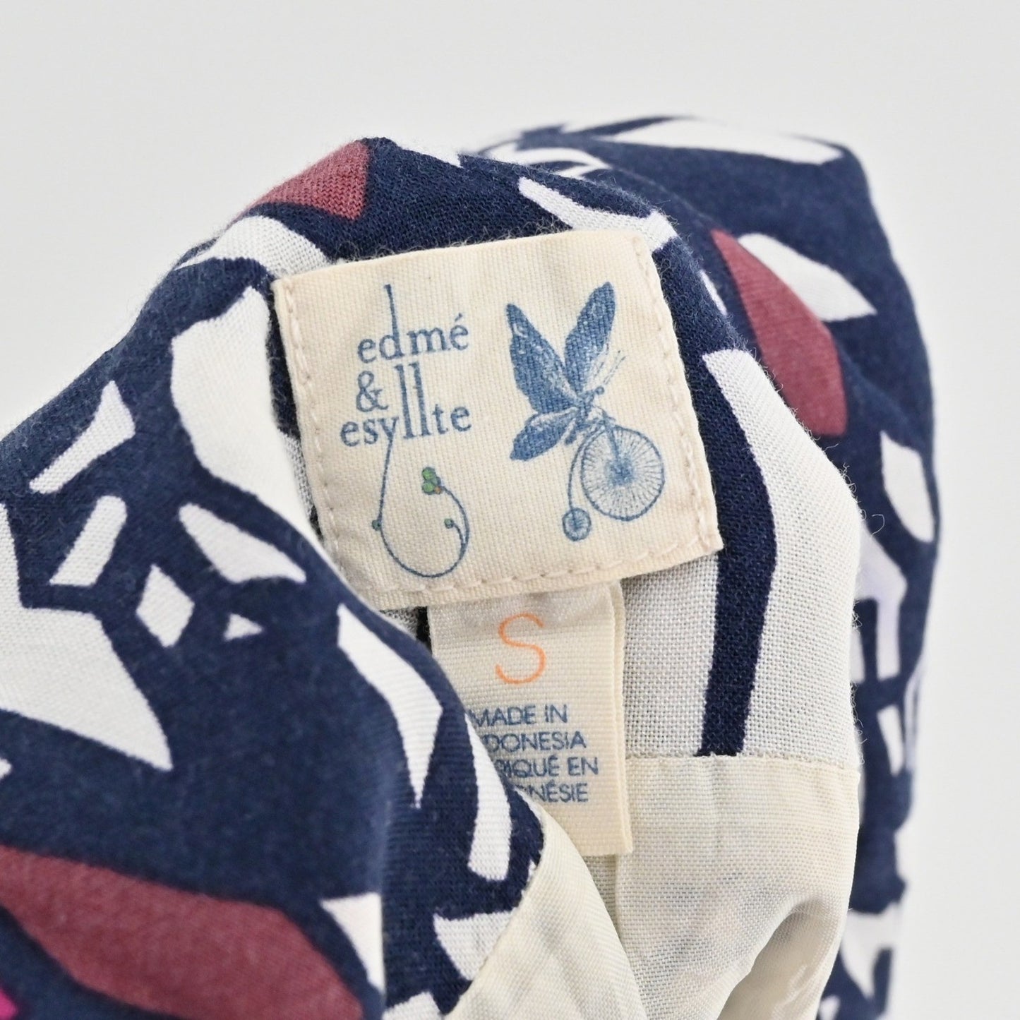 Anthropologie Edme Esyllte Dress Sz S Sleeveless Coastal Artsy Lightweight Boho