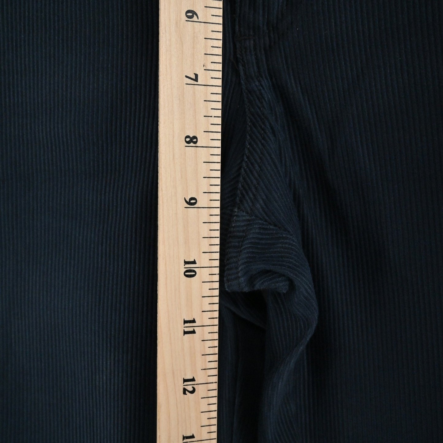 Marc Jacobs Womens Corduroy Pants Size 6 Navy Minimalist Quiet Luxury Trousers