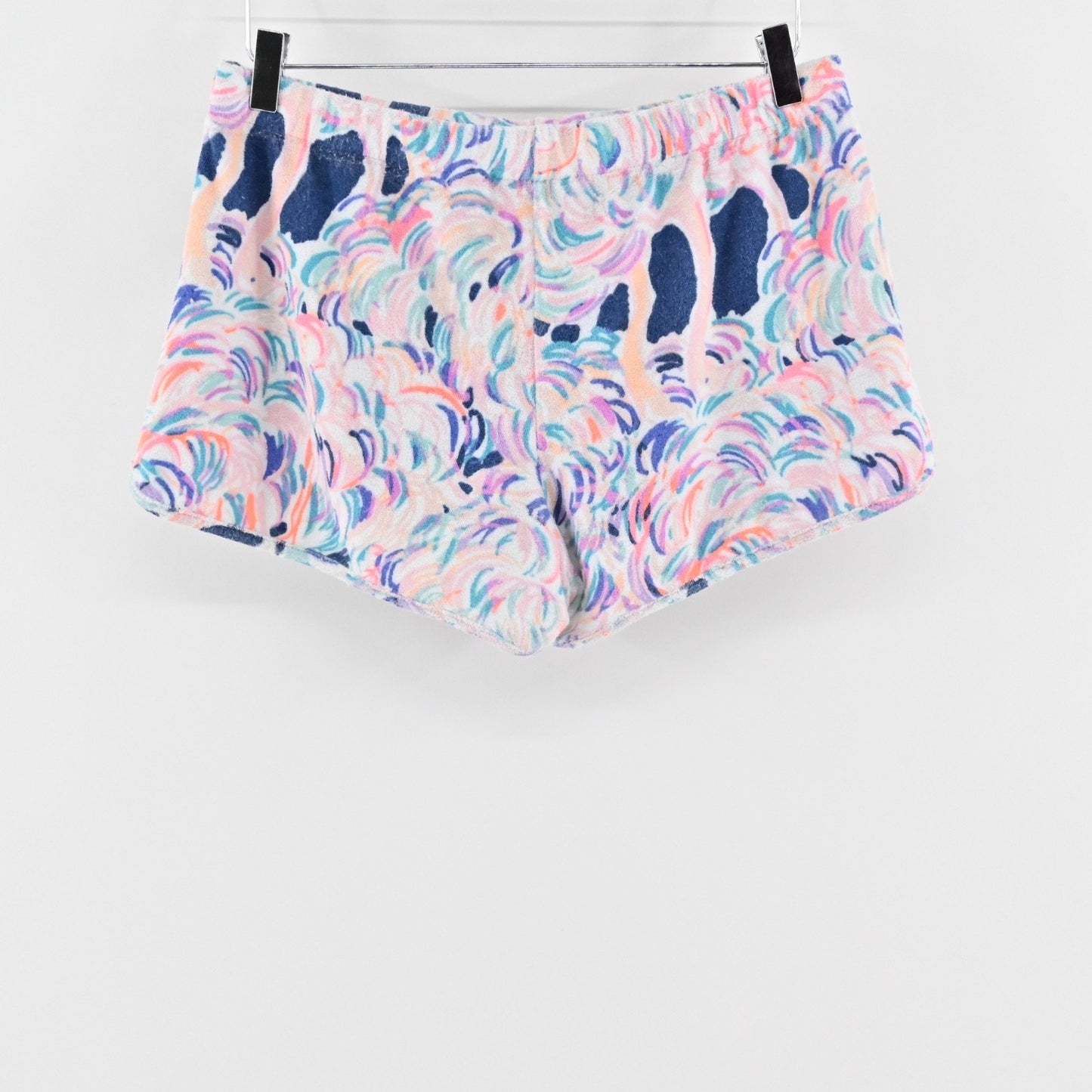 LILLY PULITZER Womens Dossie Terry Set Size M Navy Pelican Pink Head In The Sand