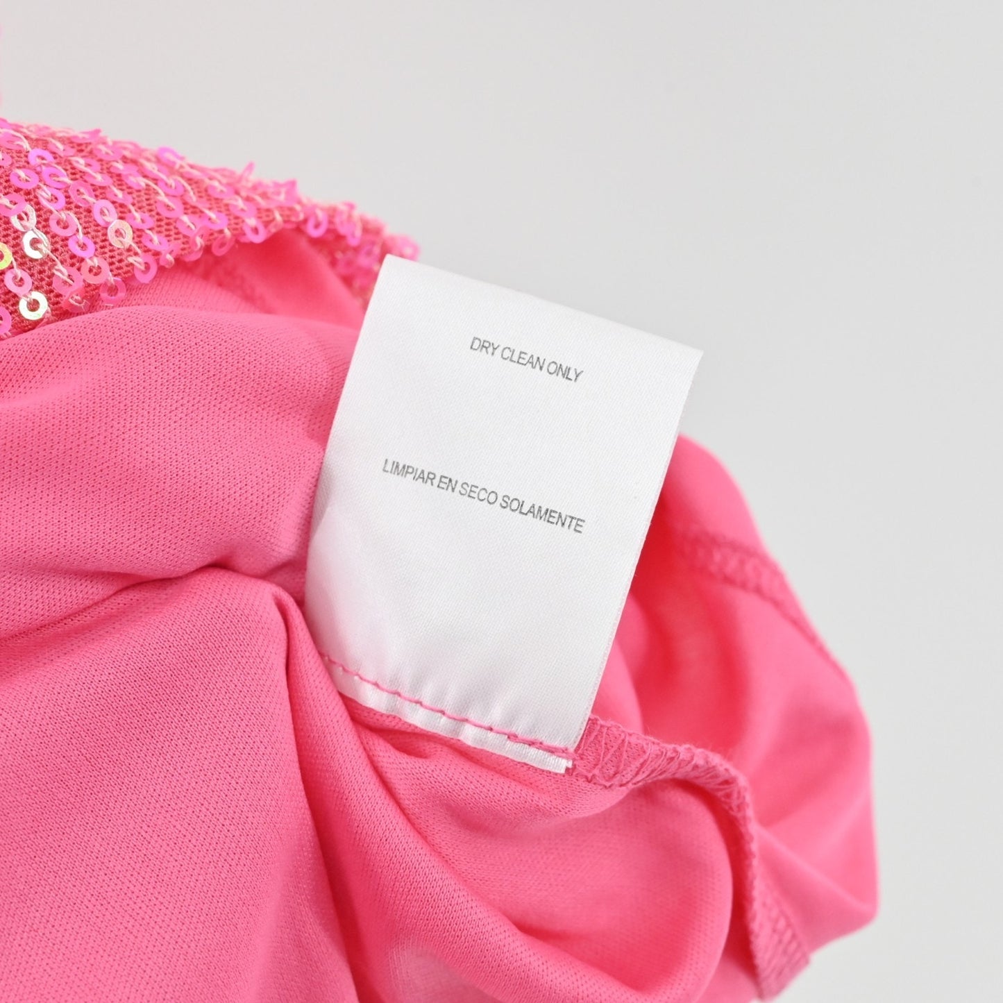 City Vibe Pink Sequin Dress Size 11 Sleeveless VNeck Mini Halter Sexy Barbie NEW