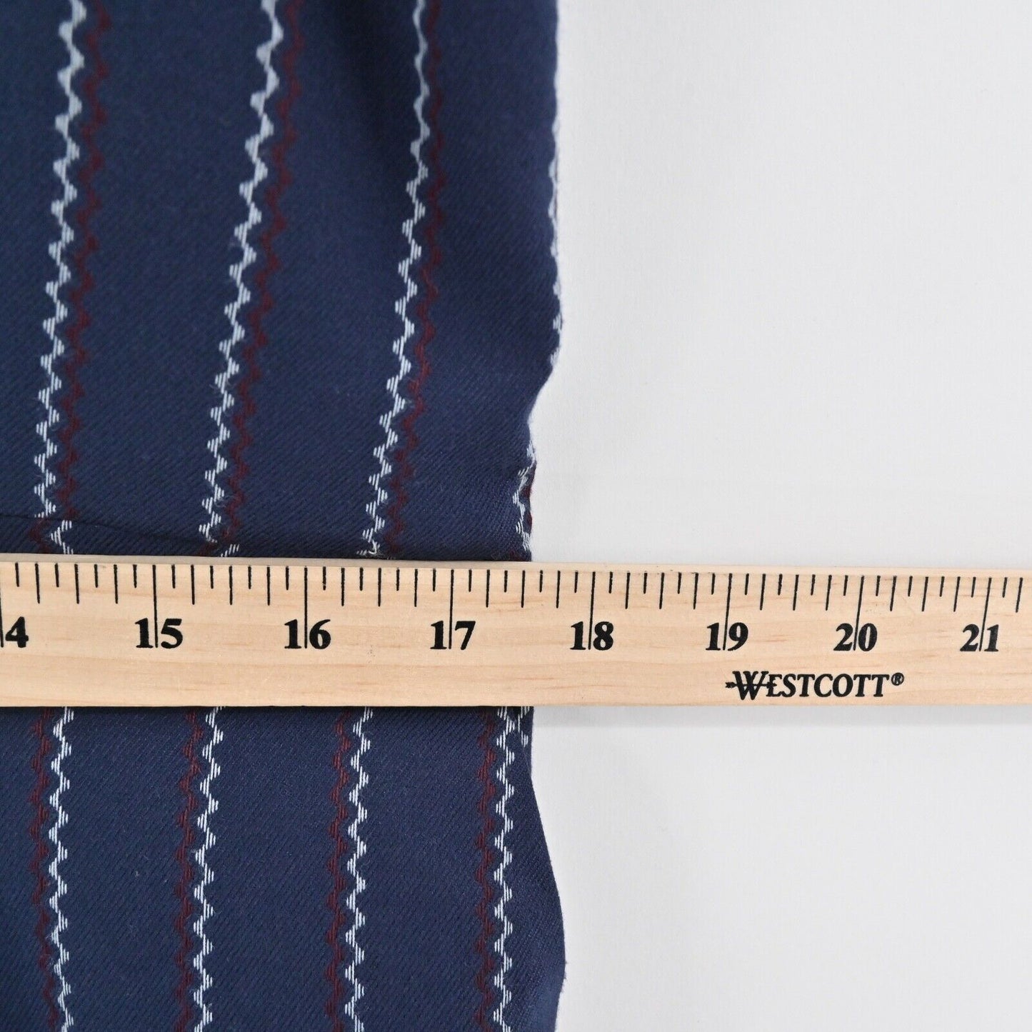 GANNI Jumpsuit Womens Size 42 Navy Blue Stripe Spaghetti Strap V Neck Wide Leg