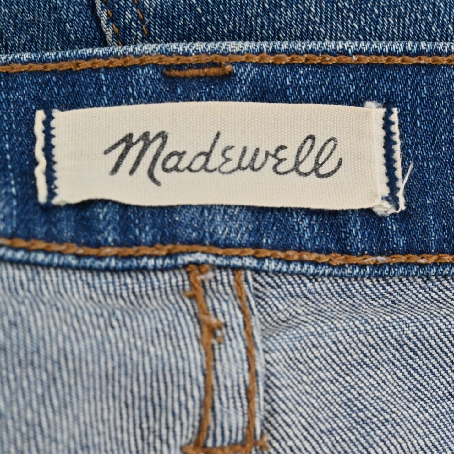 MADEWELL 9 High Rise Skinny Jeans Womens Size 27 Crop Stretch High Distressed
