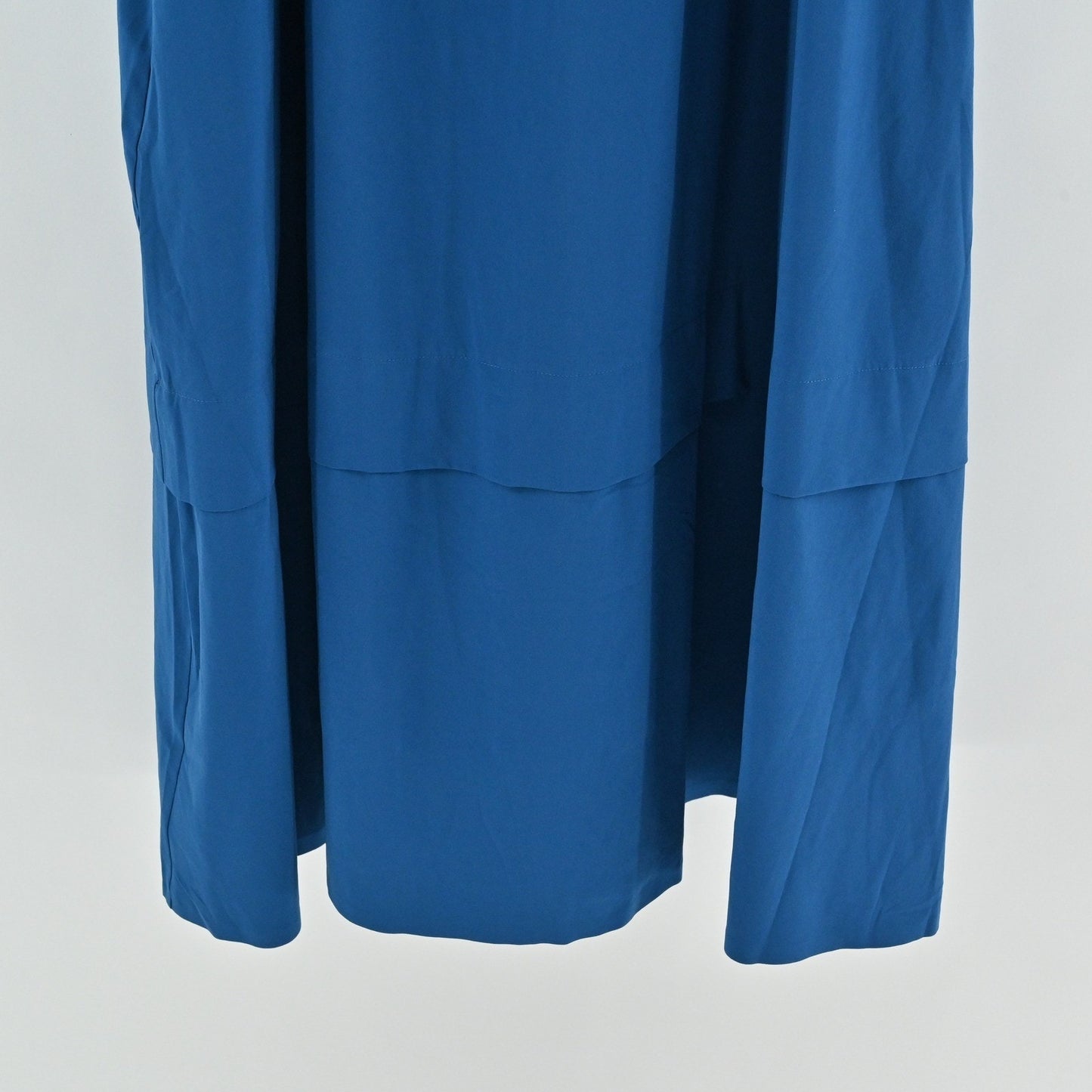 Athleta Elation Hybrid Midi Dress Size 2X Blue Spaghetti Strap Pocket Athleisure