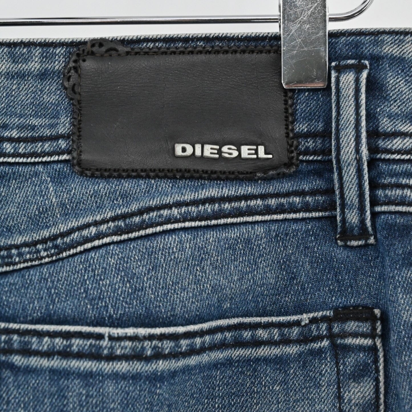 Vtg Y2k DIESEL Womens Low Rise Jeans Size 28 Skinny Bleach Splatter Distressed