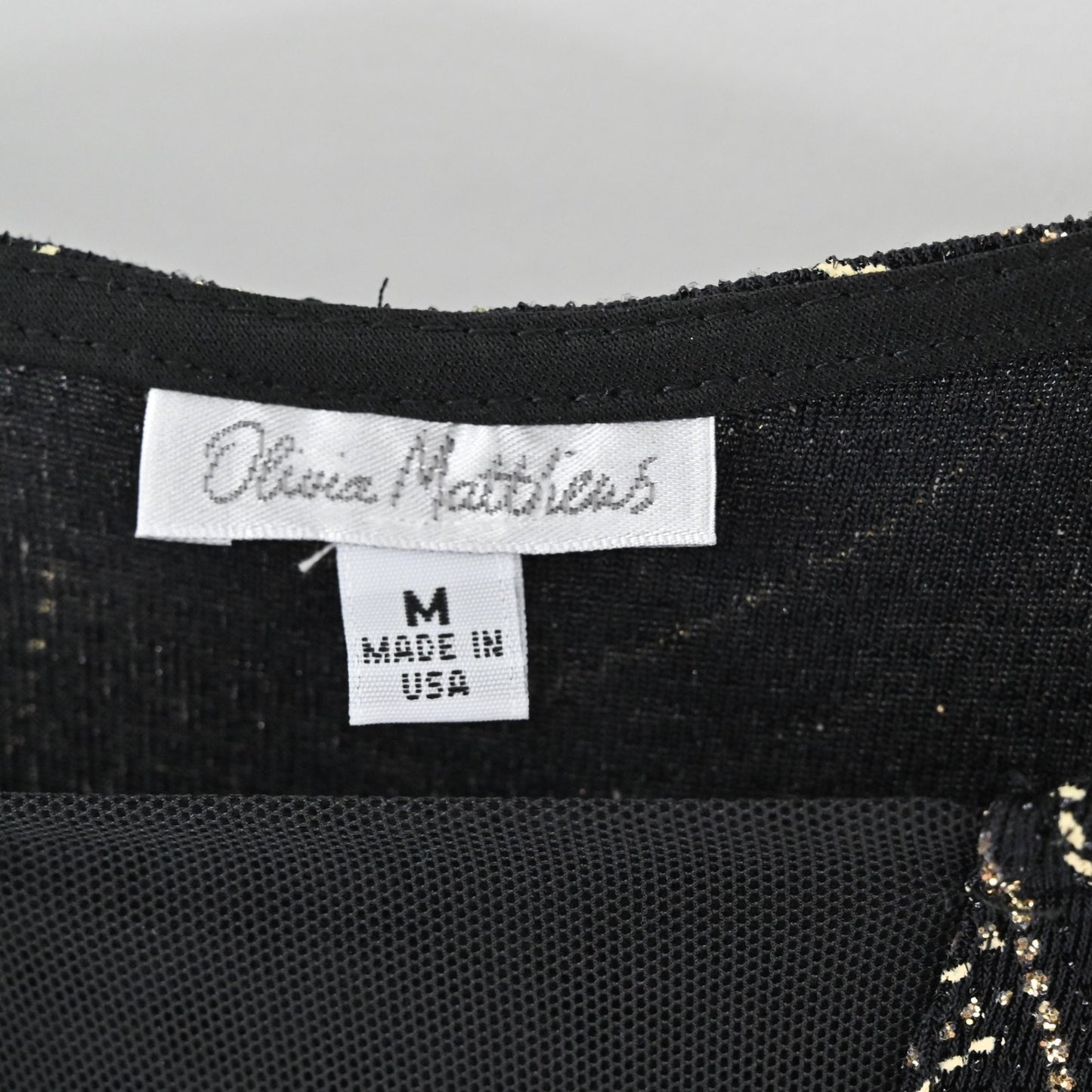 Vtg Y2k Whimsigoth Dress Size M Black Gown Sleeveless Gold Metallic Fairygoth