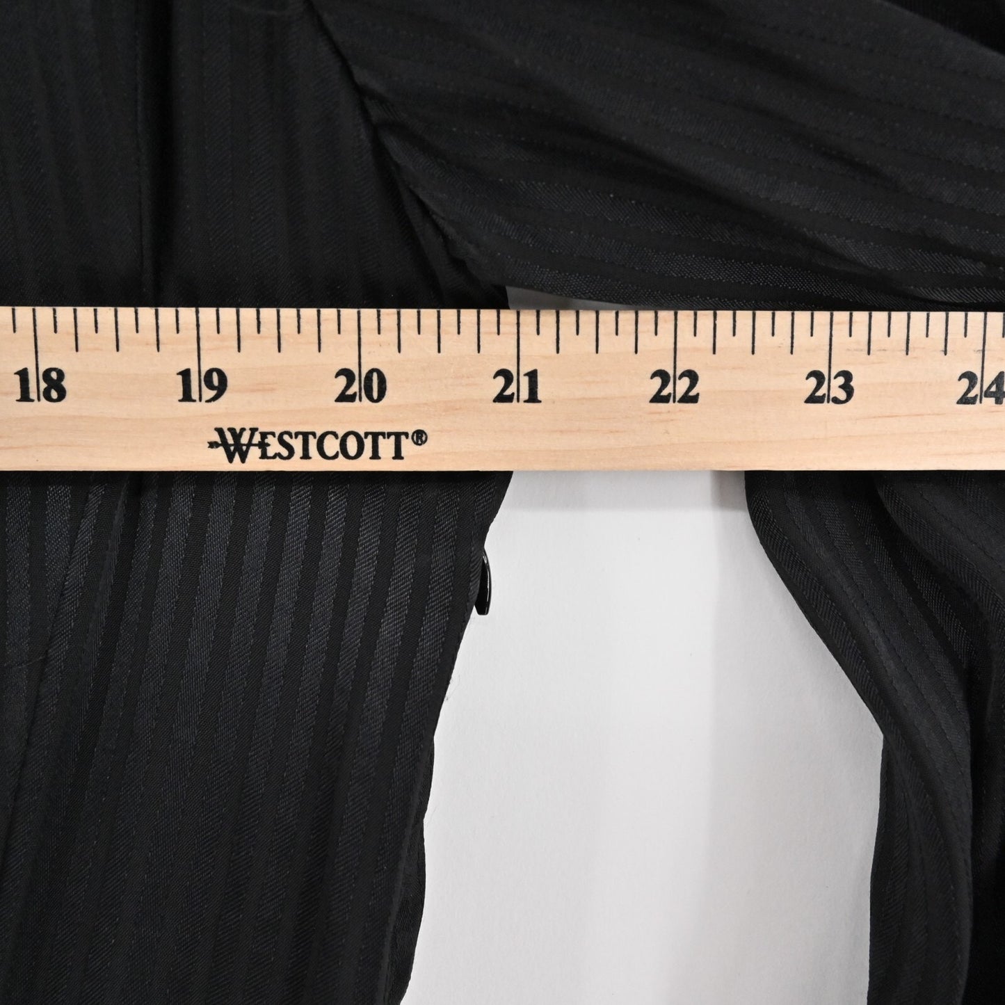 REBECCA TAYLOR Shadow Stripe Dress Sz 12 Black Long Sleeve Classic Minimalist