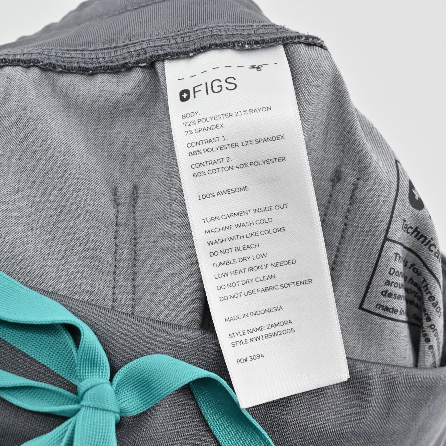 Figs Womens Zamora Jogger Scrub Pants Size S Charcoal Gray Technical Collection