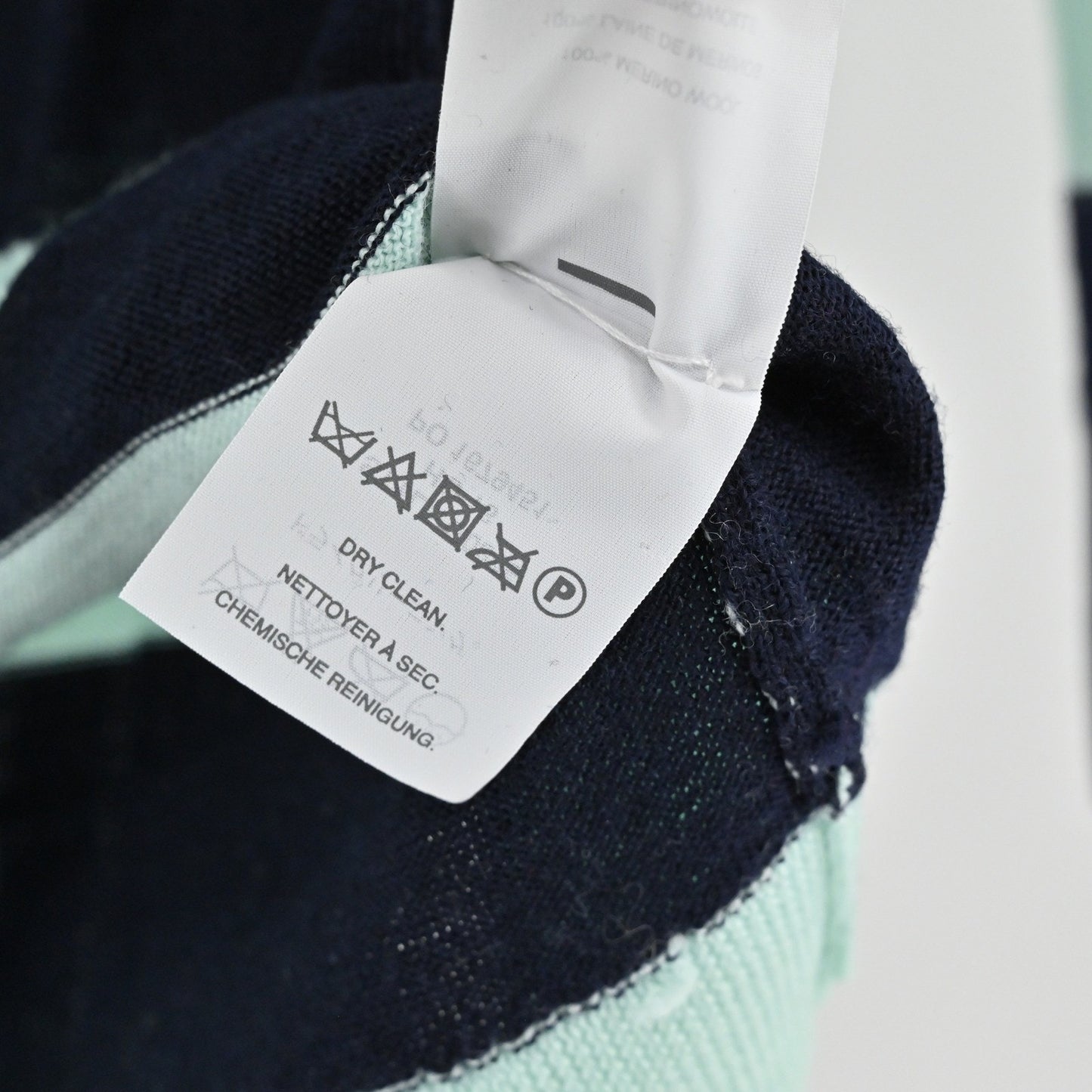 J Crew Womens Tippi Tie Neck Sweater Size M Merino Wool Striped Cozy Preppy Chic