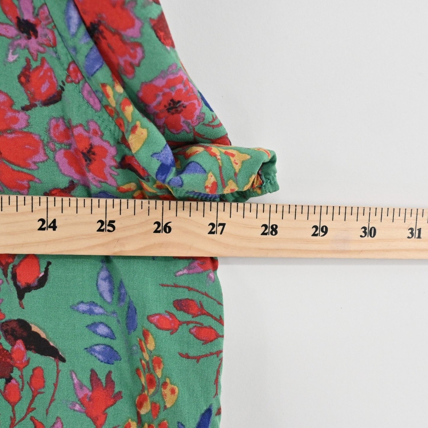 Natural Life Floral Shift Dress Size L Bohemian Hippie Whimsical V Neck Garden