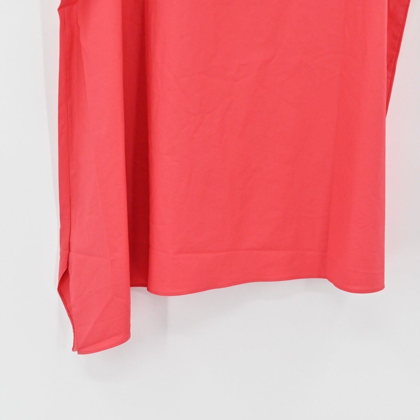 ALFANI Top Womens Size L Cranberry Spice Pink Sleeveless Asymmetrical Tunic NEW