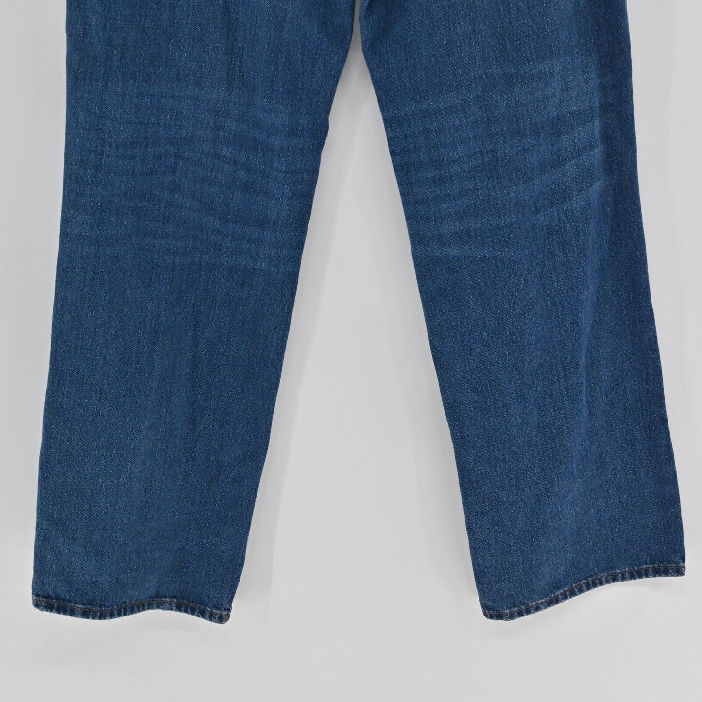 ZARA Jeans Womens Size 8 Wide Leg High Waisted Classic Blue Denim Casual Baggy