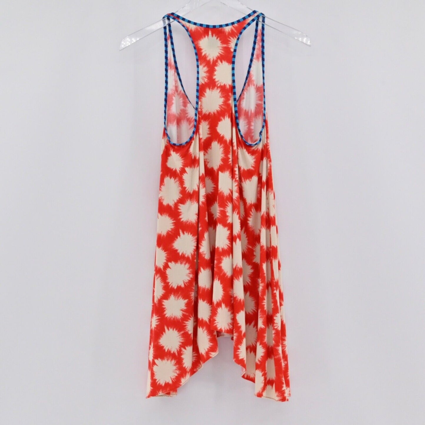 MARC By MARC JACOBS Cover Up Womens Sz L Sparks Swim Dress Red Racerback V Neck