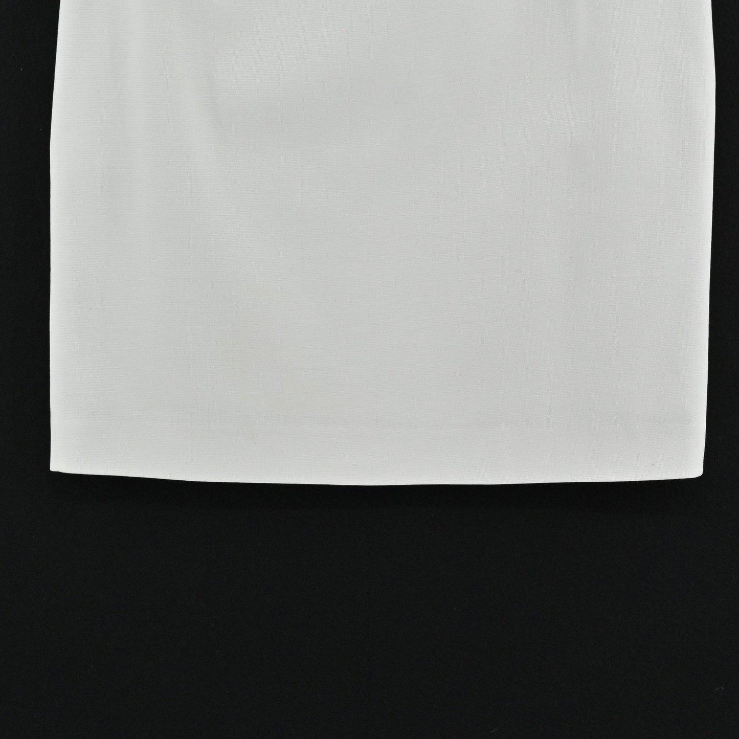 Les Copains White Pencil Skirt Size 8 Quiet Luxury Knee Length Career Business