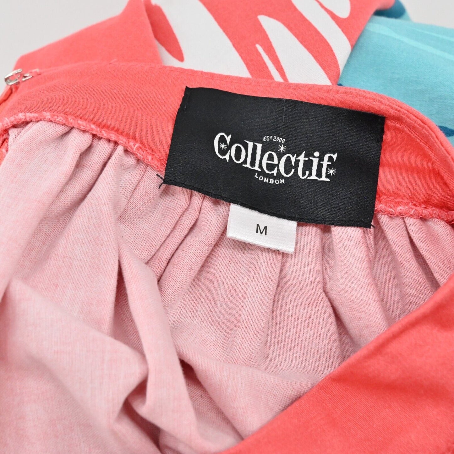 Collectif Skirt Sz M MARILU Tropical Island ALOHA Palm Flamingo SWING Rockabilly