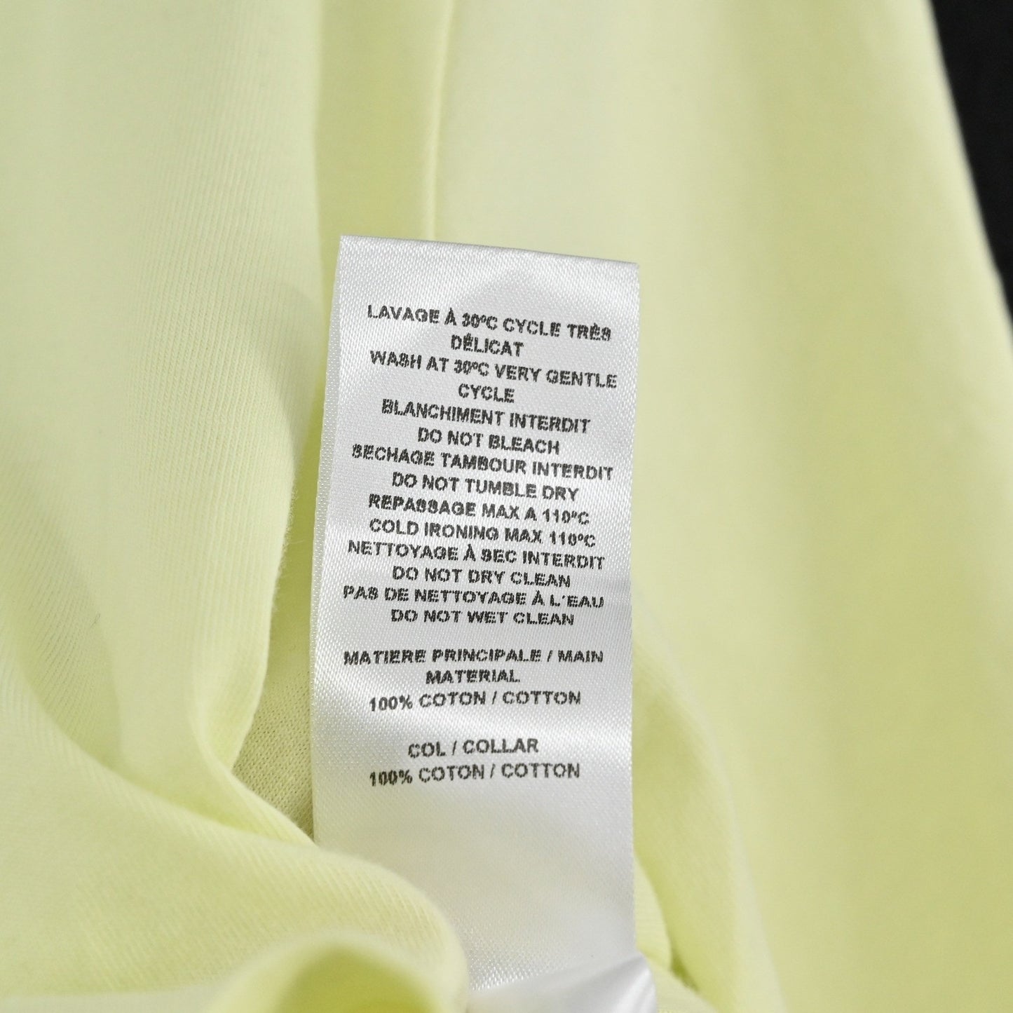 See By Chloe Womens Knot Front Top Size L Young Green Cotton Modern Effortless