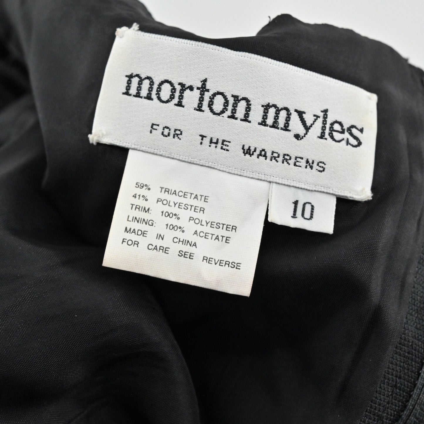 Vtg Morton Myles Dress Size 10 Whimsigoth Dark Romantic Gown Formal Maxi Slit