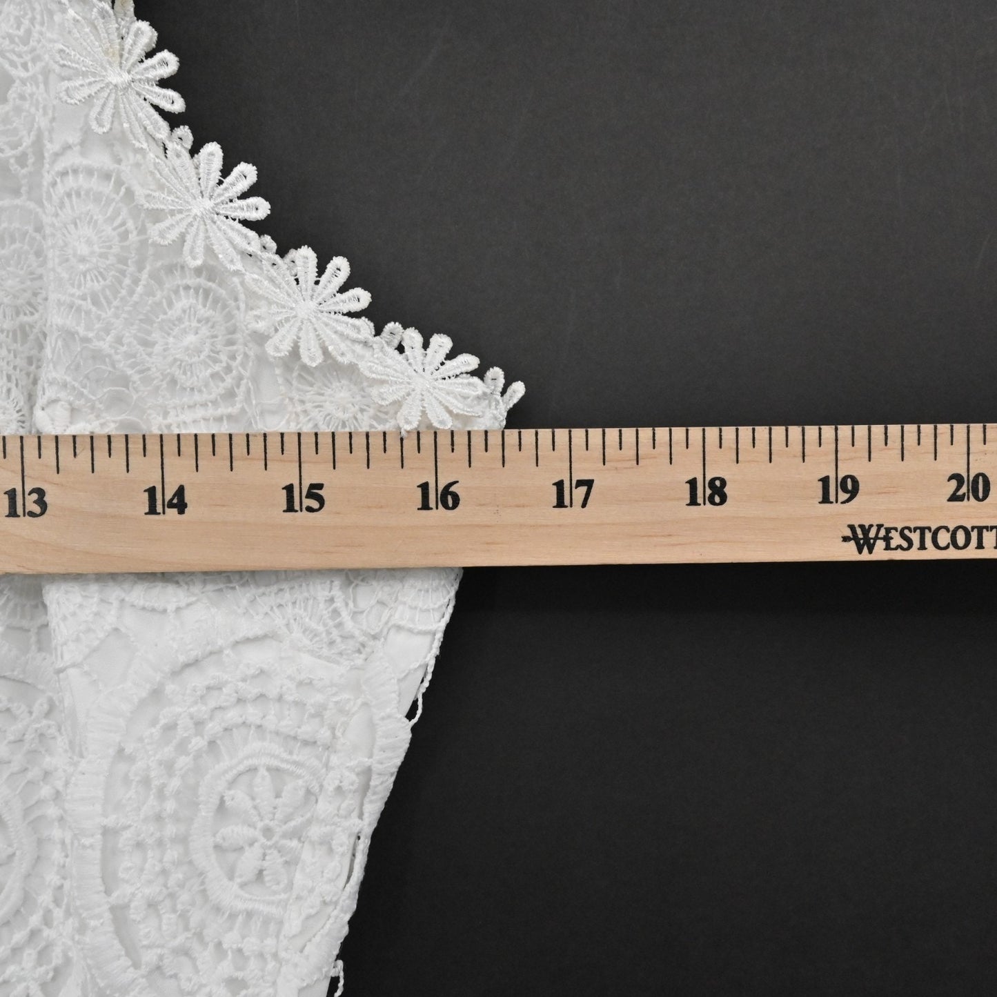 LIKELY Guipure Lace Dress Size 0 White Bridal Crochet Mini Sleeveless Sheath