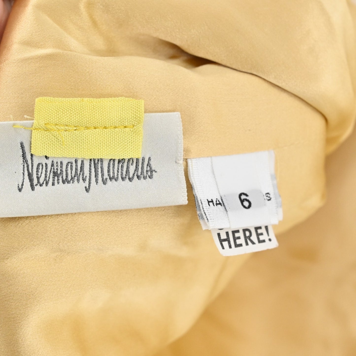 Vtg BILL BLASS Blazer Womens Size 6 Yellow Geometric Cropped Open Front Jacket