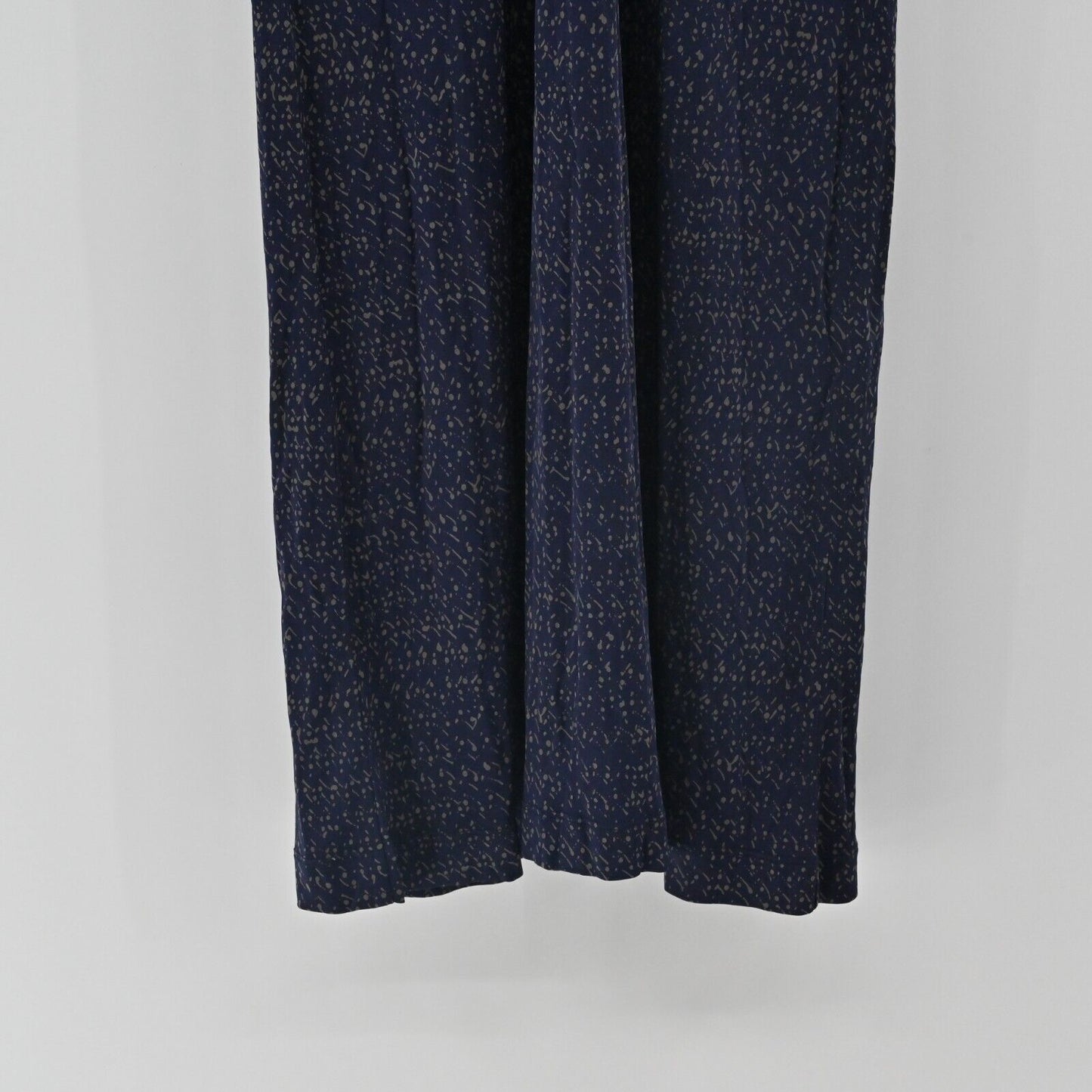 MALIPARMI Dress Size US 10 / IT 46 Navy Blue Embellished 3/4 Sleeves Italy NEW