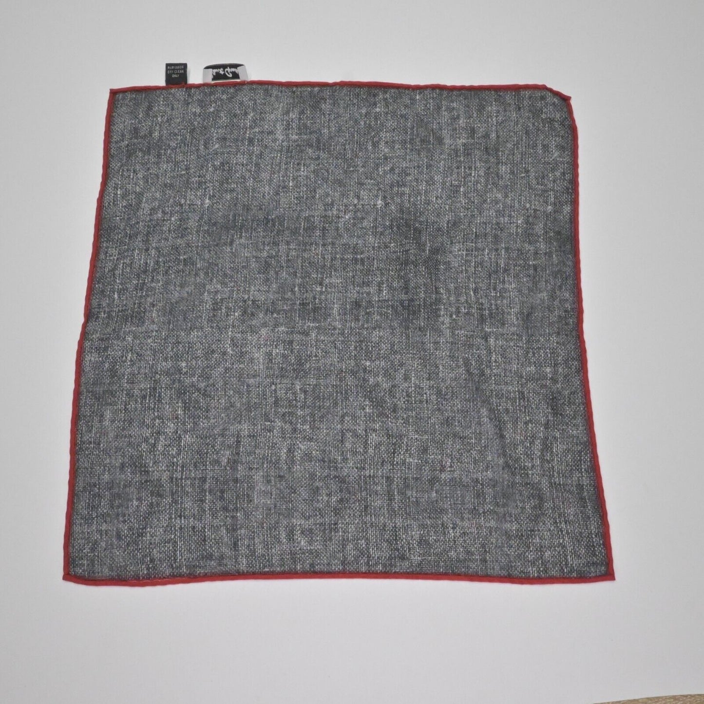 ROBERT GRAHAM Pocket Square Mens Silk Red Black Ant Bug Print Lightweight Scarf